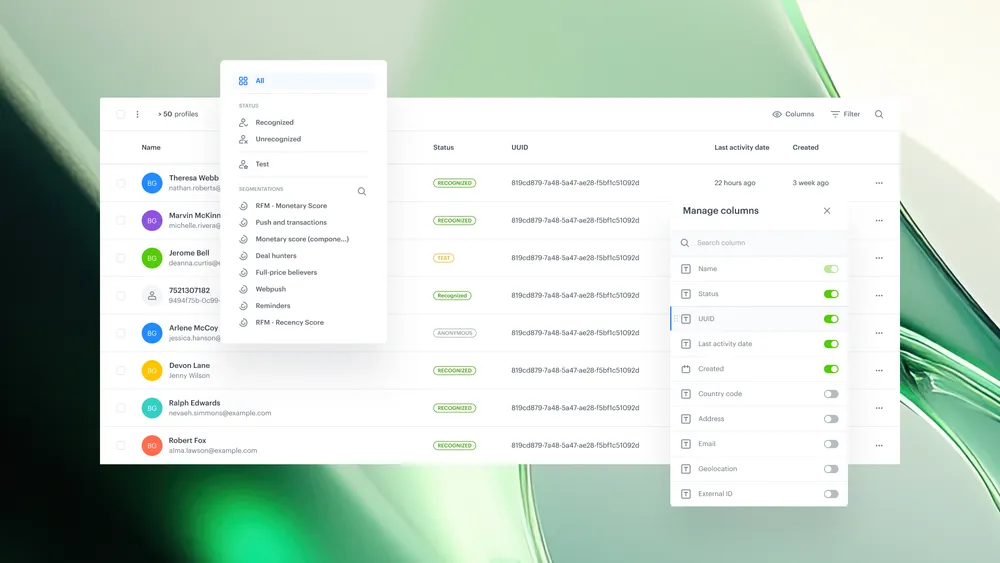 Refreshed Profiles, powered by TerrariumDB