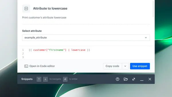 Reusable Snippets for Effortless Consistency