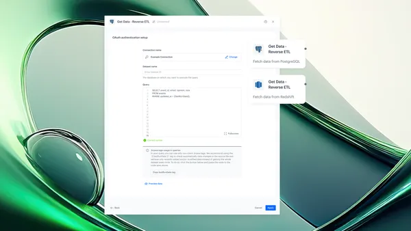 Reverse ETL for Redshift & PostgreSQL